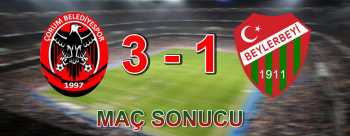 ÇORUM BELEDİYE SPOR: 3 BEYLERBEYİ :1