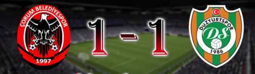 Çorum Belediye Spor- Düzyurt Spor  Maçı