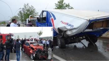 Çorum Belediye spor'lu oyuncu Trafik kazası yaptı 4 Yaralı