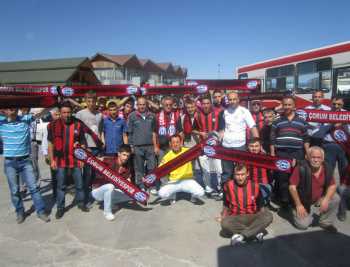 ÇORUM BELEDİYE SPOR TARAFTARI BU MAÇA HAZIRLANIYOR