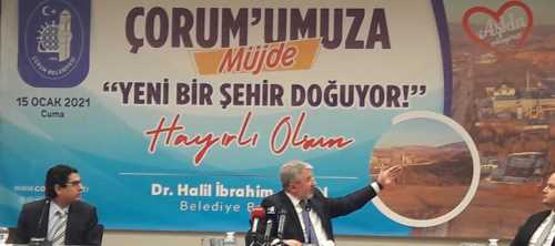 Çorum Belediyesi  Çimentonun Tapusu alındı