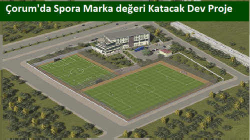 Çorum Belediyesi, Çorum’da sporun önünü açacak olan önemli bir projeyi daha hayata geçiriyor