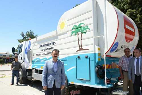 Çorum Belediyesi, temizlik faaliyetlerine, bir yenisini daha ekledi