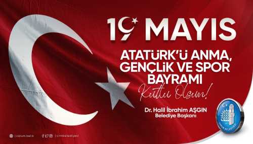 Çorum Belediyesi 19 Mayıs kutlaması