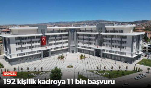 Çorum Belediyesi 192 Personel Alacak