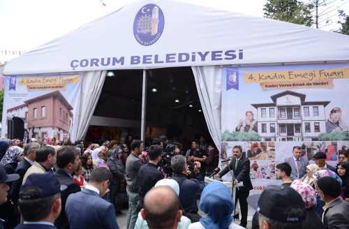 Çorum Belediyesi tarafından düzenlenen “4. Kadın Emeği Fuarı”