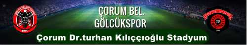Çorum Belediyespor Gölcükspor maçı