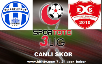 Çorum Belediyespor-Manavgat Evrensekispor Maçı