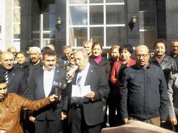 ÇORUM CHP'DEN “SİYAH ÇELENK” EYLEMİ