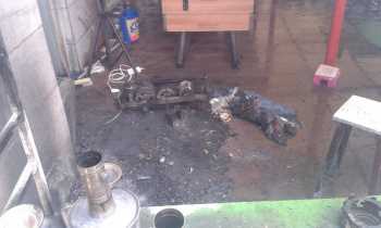 Çorum’da  kafeteryada çıkan yangın korkuttu