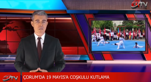 Çorum'da 19 Mayıs'a  Coşkulu Kutlama!