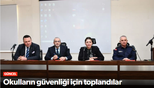 Çorum’da 2. Dönem Güvenli Okul Toplantısı Gerçekleştirildi!