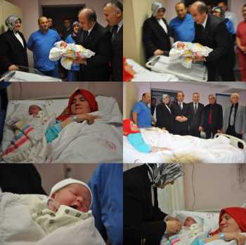 ÇORUM'DA 2015 YILININ İLK BEBEĞİ ALİ YUNUS