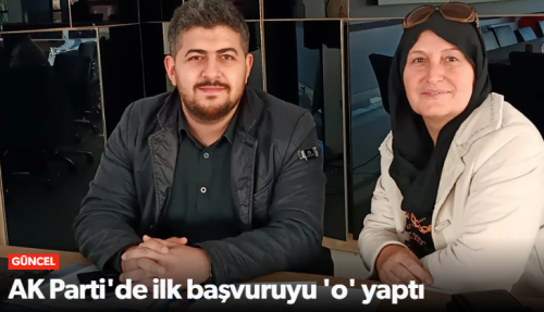 Çorum'da AK Parti'de ilk başvuruyu Yasemin Çabuk yaptı!