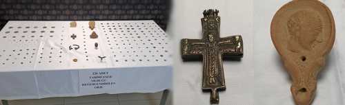 Çorum'da Bizans dönemine ait 244 adet tarihi eser ele geçirildi