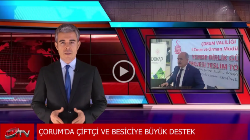 Çorum'da çiftçiye ve besiciye büyük destek