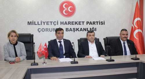  Çorum’da hep birlikte MHP diyecek