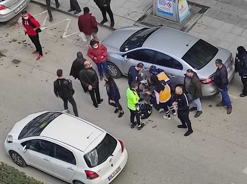 Çorum’da karşıdan karşıya geçmeye çalışan bir yaya otomobil çarptı