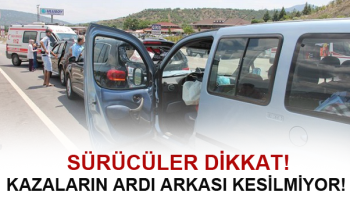 ÇORUM’DA KAZALAR DUR DURAK BİLMİYOR