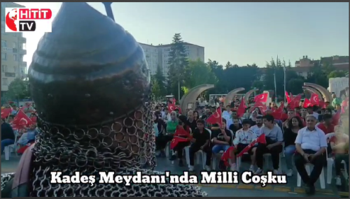 Çorum'da Milli Maç Böyle İzlenir!
