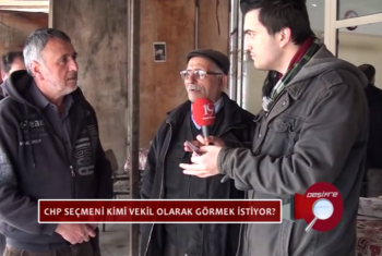 ÇORUM'DA ÖN SEÇİME GİDEN CHP'DE RÖPORTAJ 