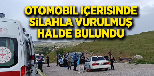 Çorum'da Otomobil içerisinde  27 Yaşındaki Genç Vurulmuş Halde Bulundu