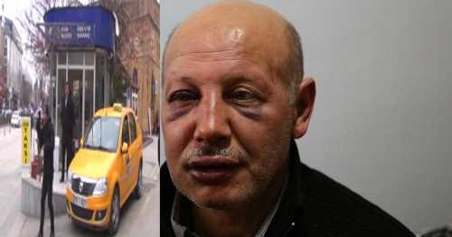 ÇORUM'DA TAKSİCİYİ BAYILTANA KADAR DARP ETTİLER