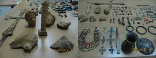 ÇORUM'DA TARİHİ ESER KAÇAKÇILARINA OPERASYON