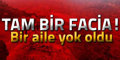 Çorum'da Traktör uçuruma yuvarlandı, bir aile yok oldu