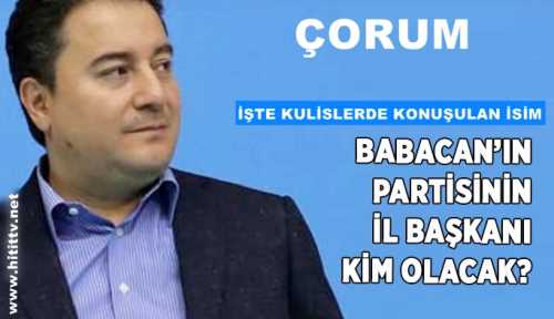 Çorum Deva Partisi İl Başkanı Orhan Vargeloğlu'mu?