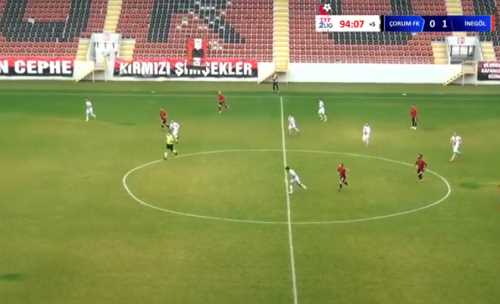 Çorum FK 0 - 1 İnegölspor maç sonucu