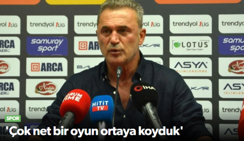 Çorum FK Teknik Direktörü Tahsin Tam İyi Oynadık!