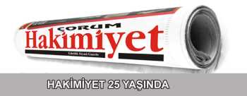 Çorum Hakimiyet yarın 25. yılına giriyor