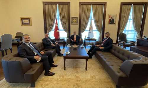 Çorum heyeti AK Parti Genel Başkan vekili Numan Kurtulmuş’u ziyaret etti 