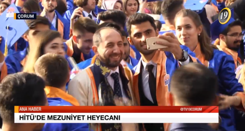 Çorum HİTÜ'de Coşkulu Mezuniyet Töreni