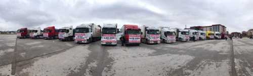 Çorum İHH bünyesindeki Bir Milyon Liralık 16 Tır İdlib için yola çıktı