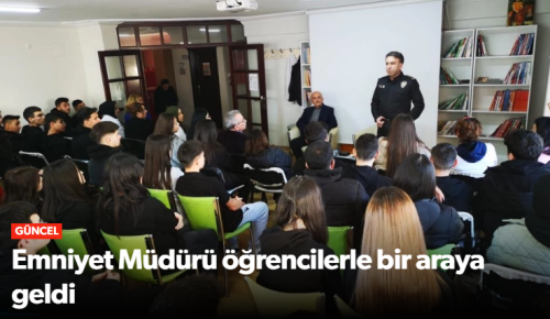 Çorum İl Emniyet Müdürü Öğrencilerle Kariyer Günleri Etkinliğine Katıldı 