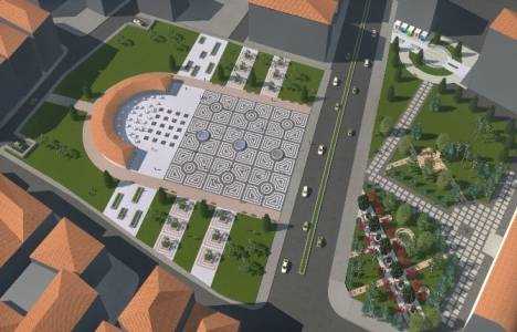 Çorum Kent Meydanı ve Yeraltı Otopark çalışmaları başladı