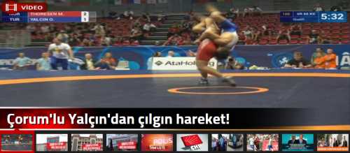 Çorum'lu Oğuzhan Yalçın'dan çılgın hareket!