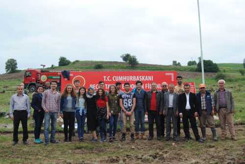 Çorum Merkez İlçeye bağlı Ertuğrul Köyü’nde yapılan fidanlığa, Cumhurbaşkanı Recep Tayyip Erdoğan ismi verildi