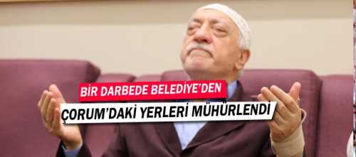 Çorum Merkezli FETÖ/PDY Operasyonu