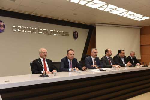 Çorum mitingi öncesinde istişare toplantısı 