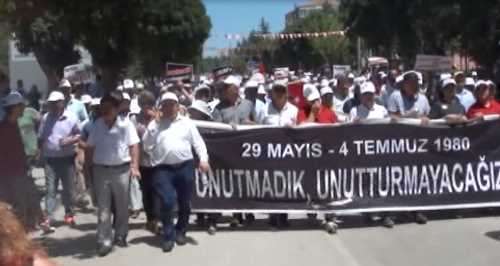 Çorum Olaylarınının 37. yılında anma yürüyüşü