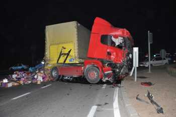 Çorum Organize Kavşağında Trafik kazası