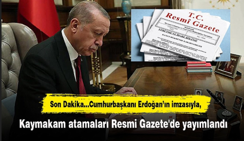 Çorum’un 4 İlçesine Yeni Kaymakam