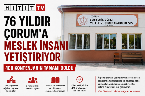Çorum’un 76 Yıllık Eğitim Çınarına Rekor İlgi: 400 Kontenjanın Tamamı Doldu