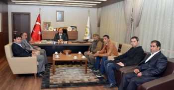 Çorum'un Alaca Esnaf ve Sanatkarlar Odası Alaca Belediyesi'ne ziyaret