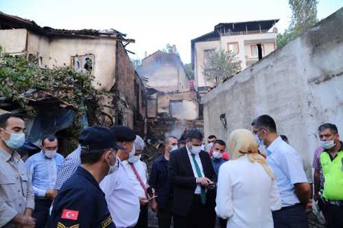 Çorum'un Bayat ilçesinde yangın faciası 5 Kişi öldü