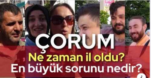 Çorum'un en büyük eksiği  nedir?