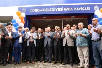 ÇORUM'UN EN İYİ BANKASI GIDA BANKASI